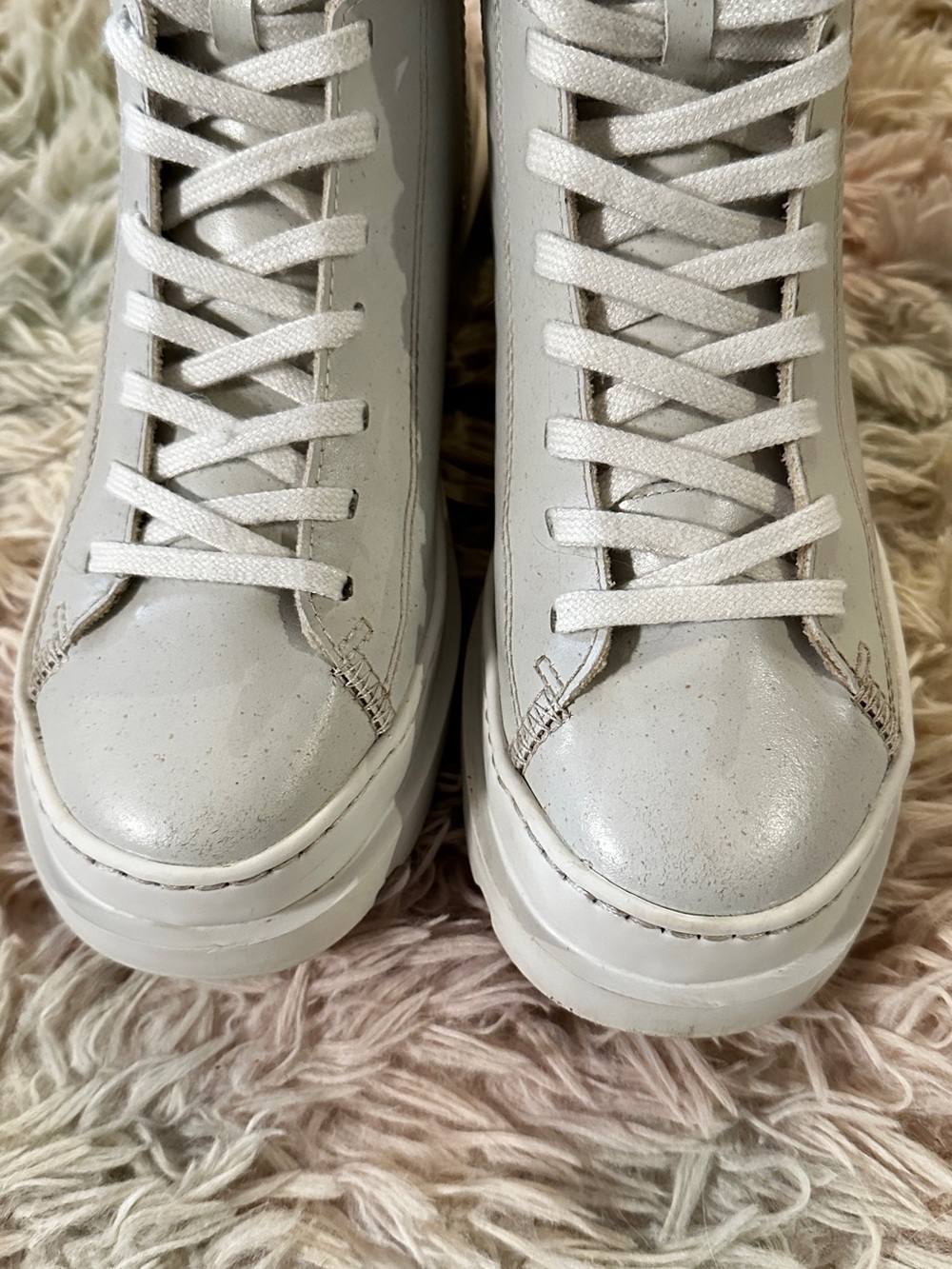 Camper Brutus White MIRUM® Ankle Boots for Women Size 38 - Picture 10 of 14